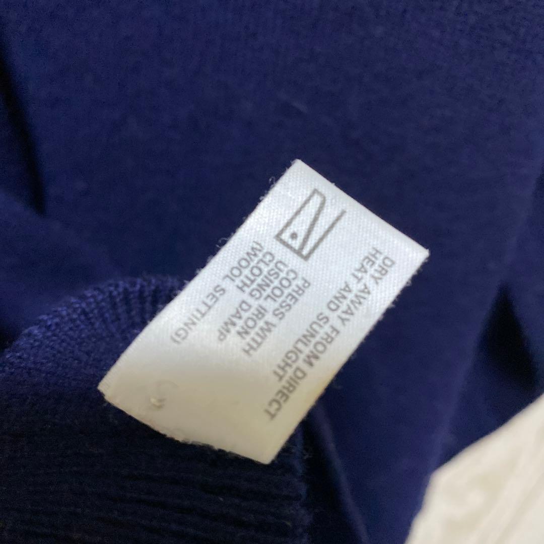 Ballantyne Vネックセーター カシミヤ 80年代 左脇小穴あり