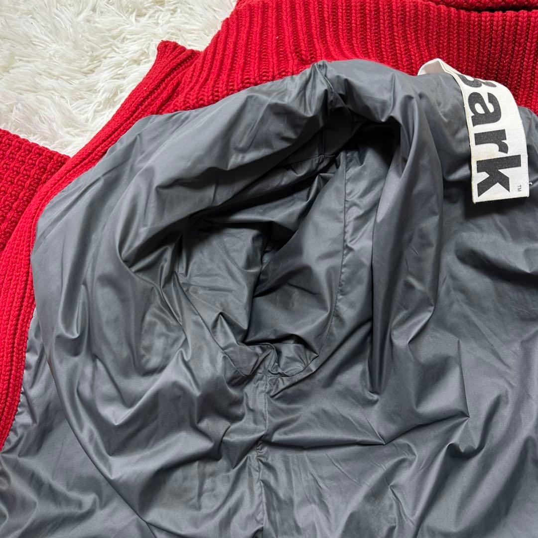 希少カラー バーク ダッフルコート 編み込みジャケット アウター 肉厚 イタリア