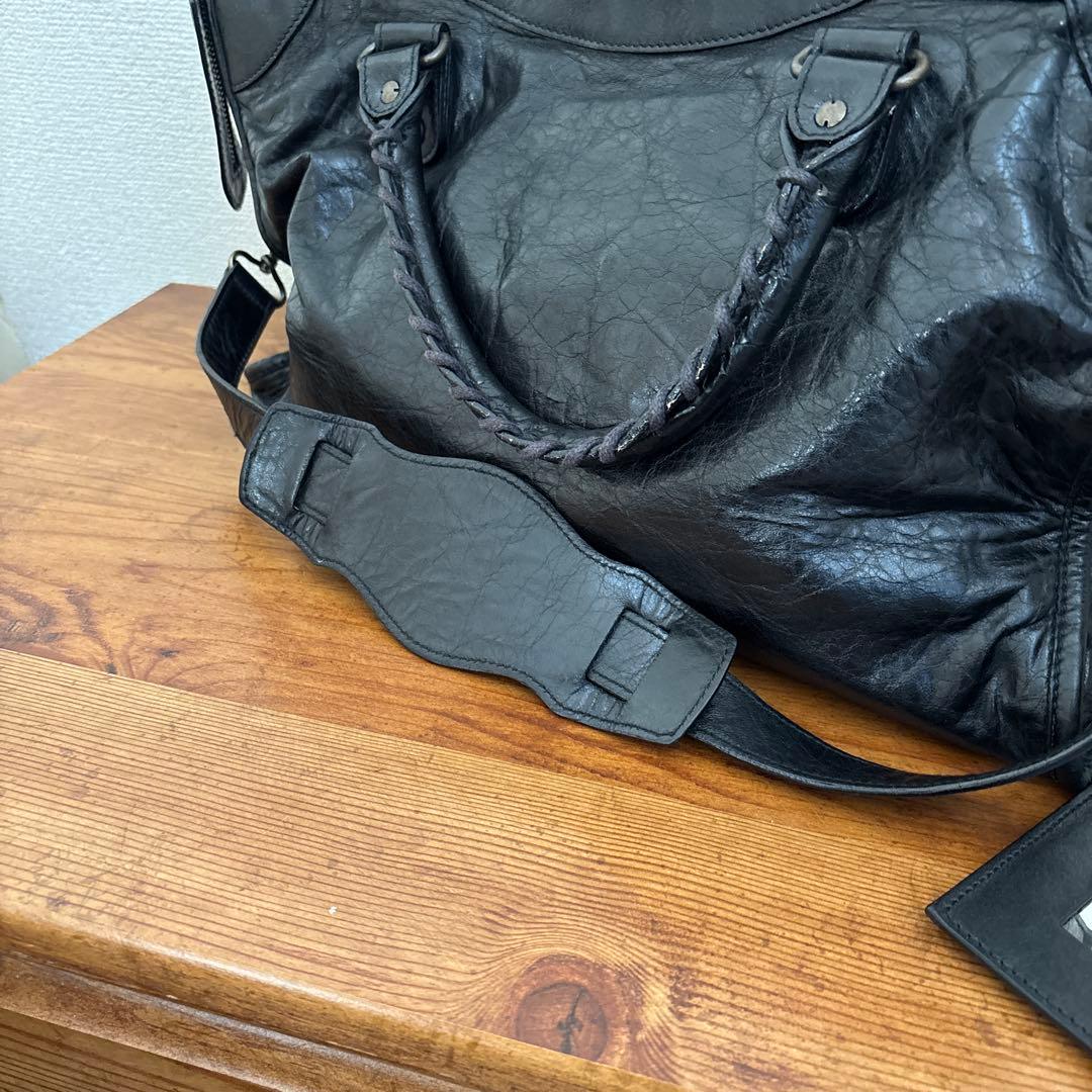 バレンシアガ　シティ　ブラック