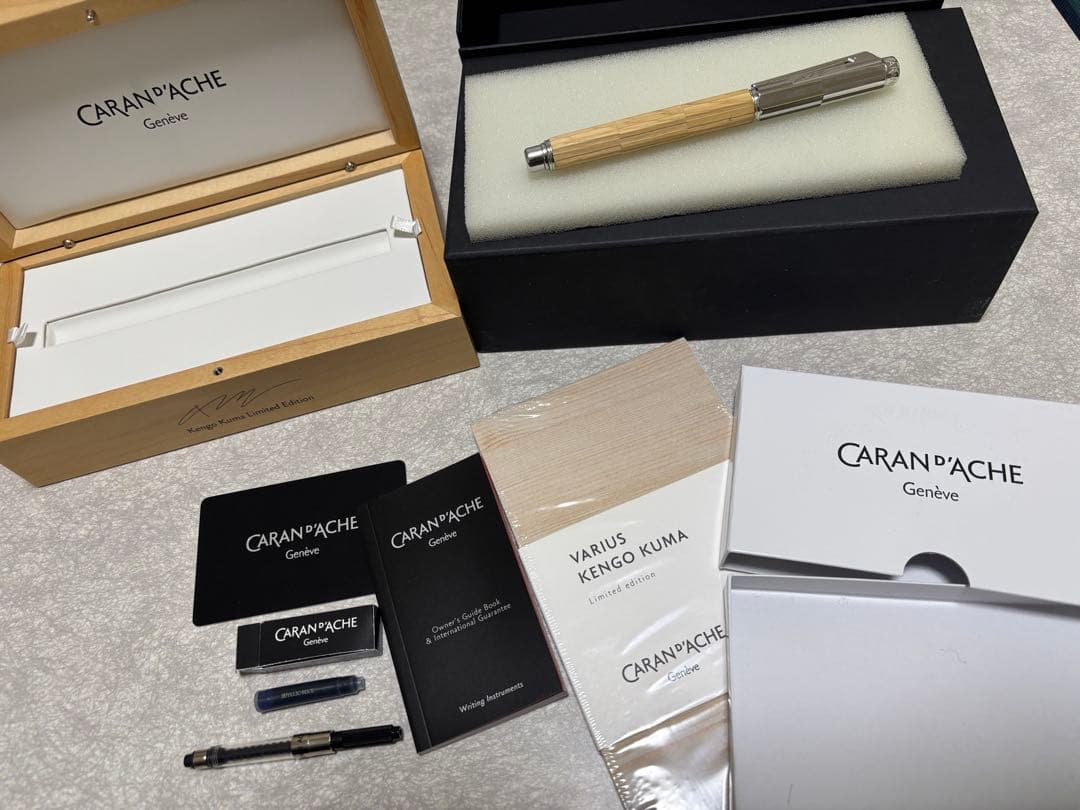 CARAN D'ACHE バリアス 隈研吾 万年筆 価格相談○