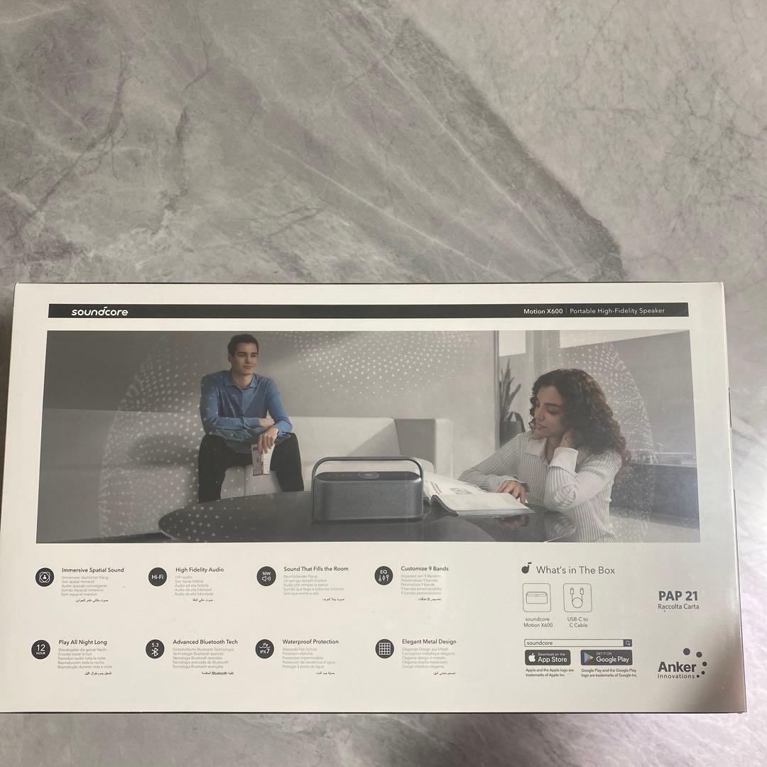 【新品・未使用】soundcore Motion X600 ワイヤレススピーカー