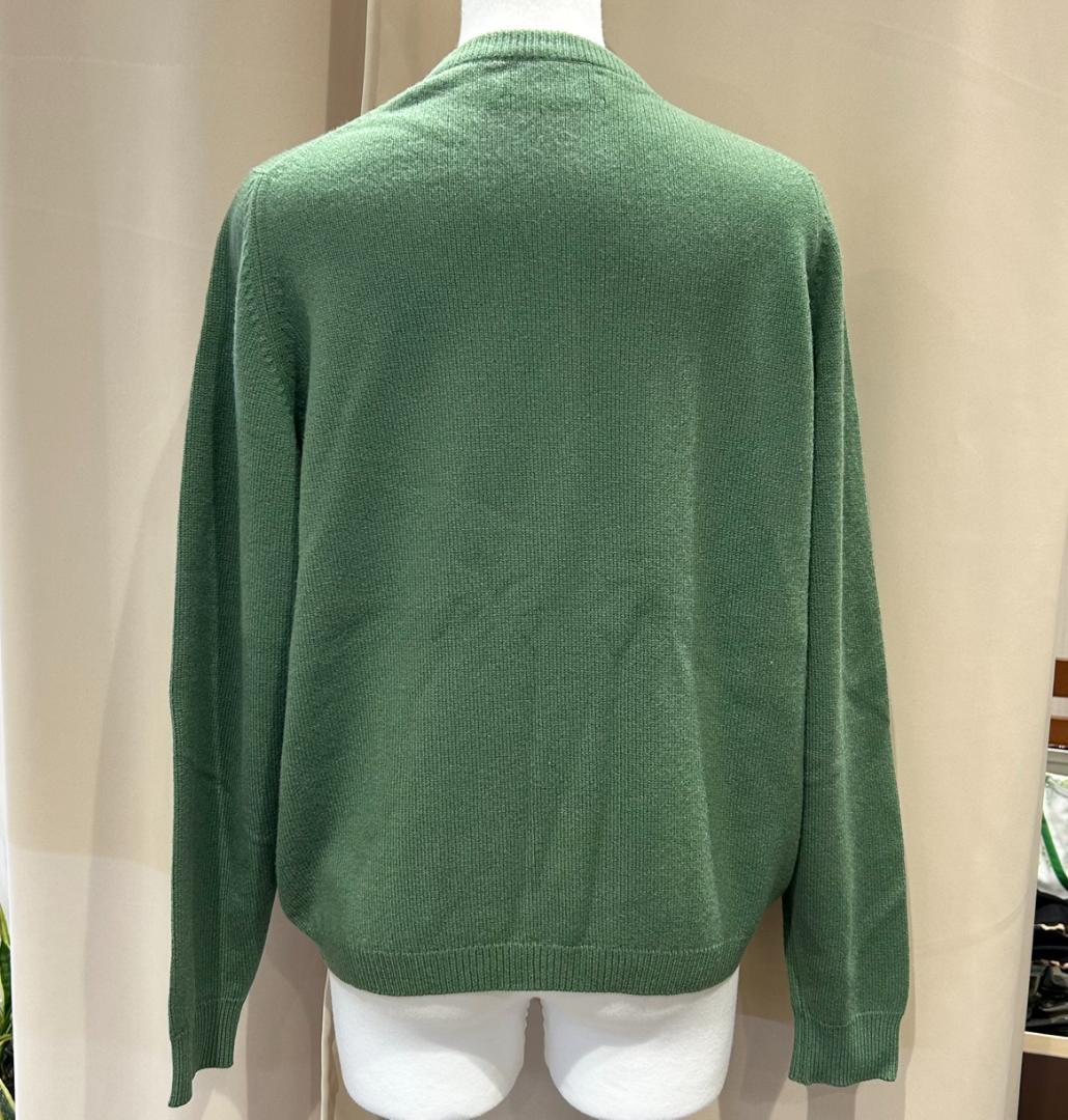 BALLANTYNE　バランタイン　カーディガン　カシミア　44　グリーン