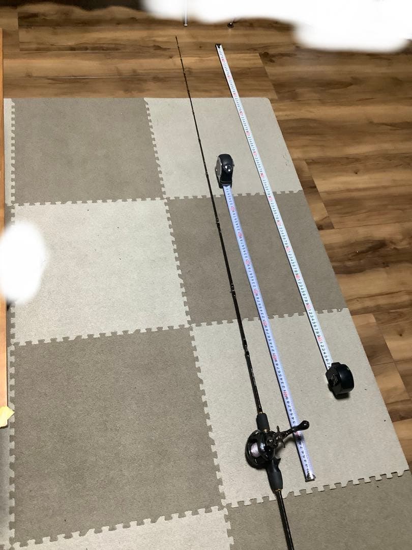 ダイワ　シマノ　CRUZY ベイトリール ロッド付き 約2.1m 竿とリール