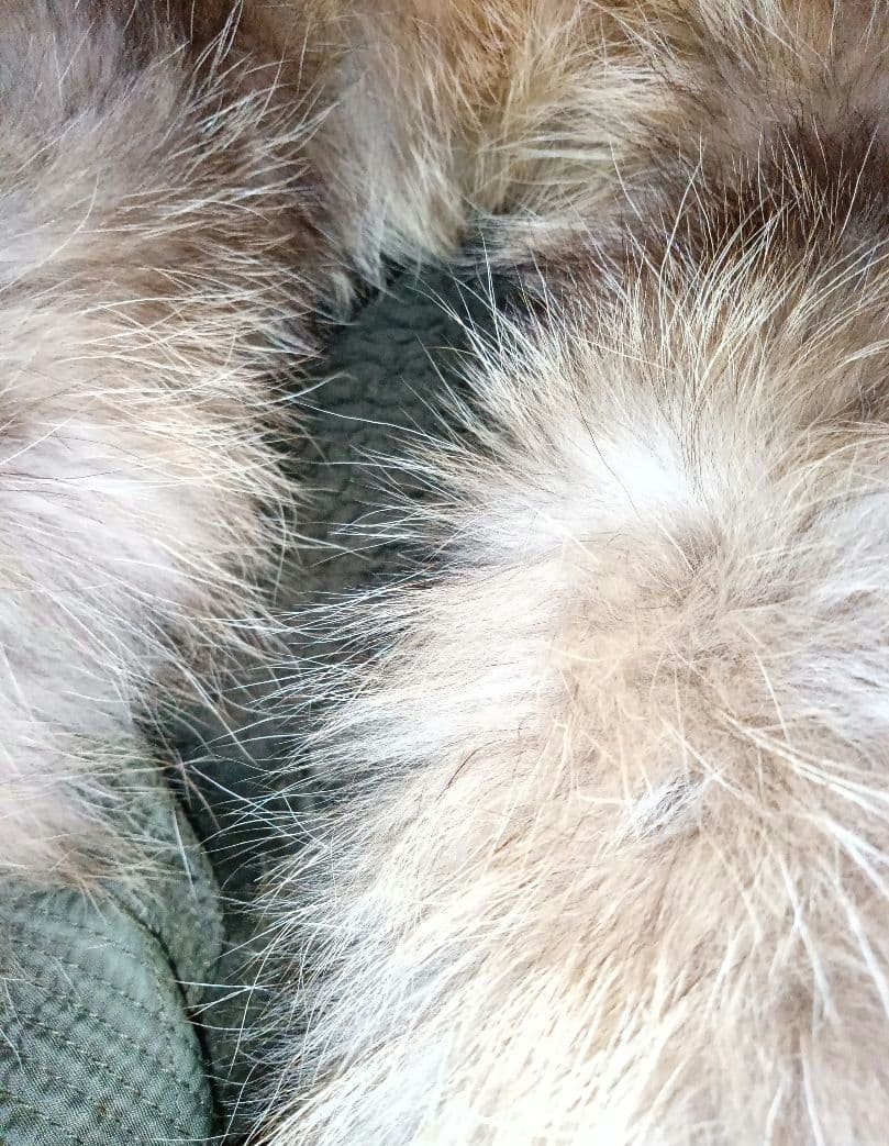 珍しいヴィンテージG.O.Aライダーズジャケットフードファー付きJK カーキ