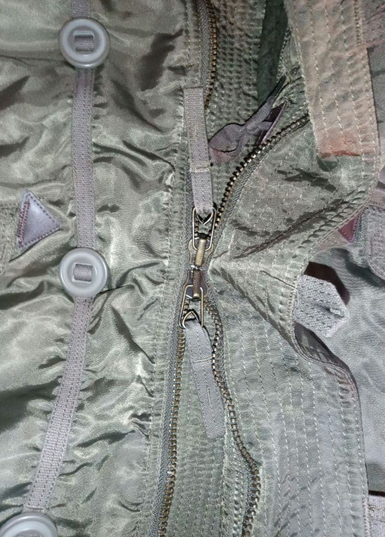 珍しいヴィンテージG.O.Aライダーズジャケットフードファー付きJK カーキ