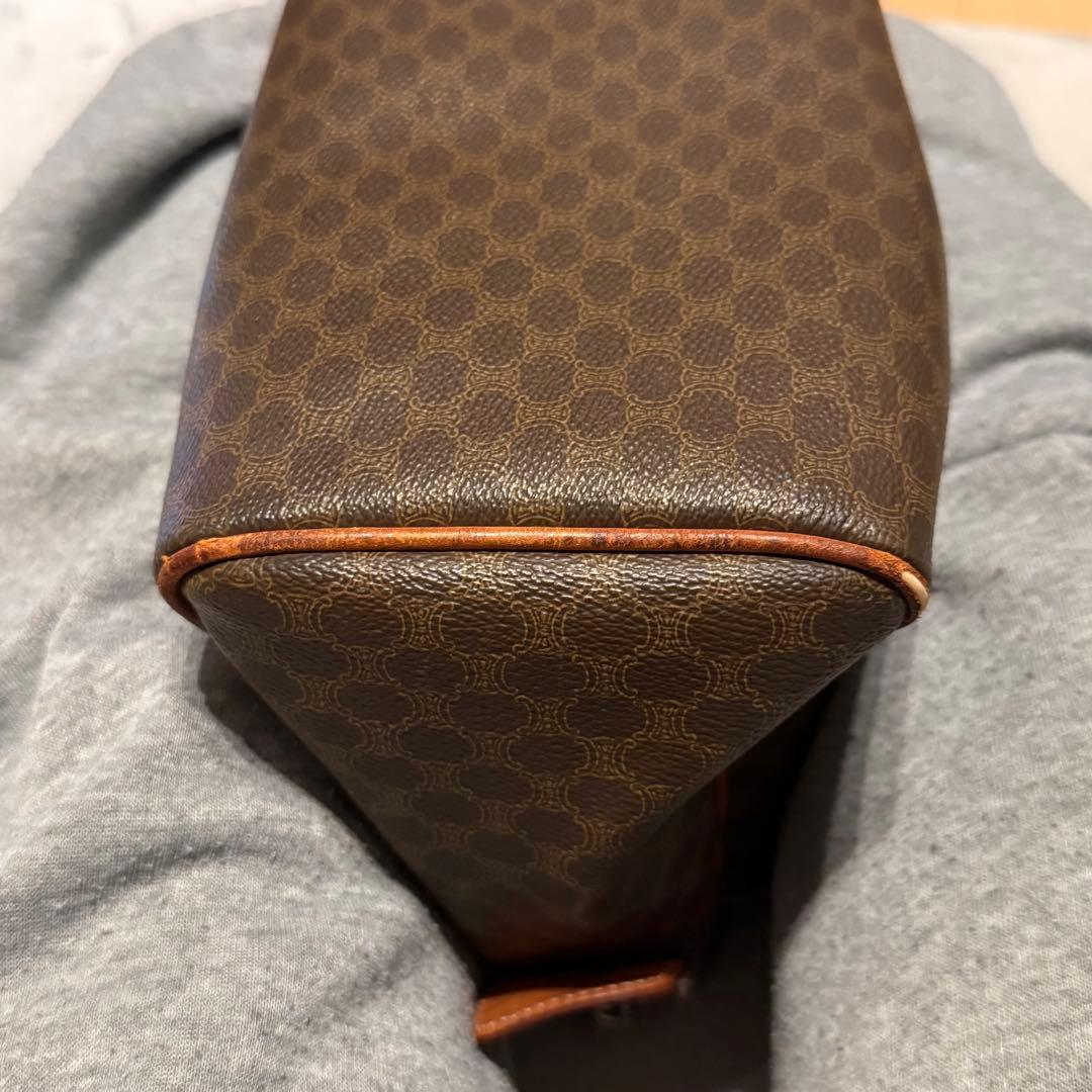 【美品】セリーヌ　マカダム ハンドバッグ ミニボストン ミニトートバッグ