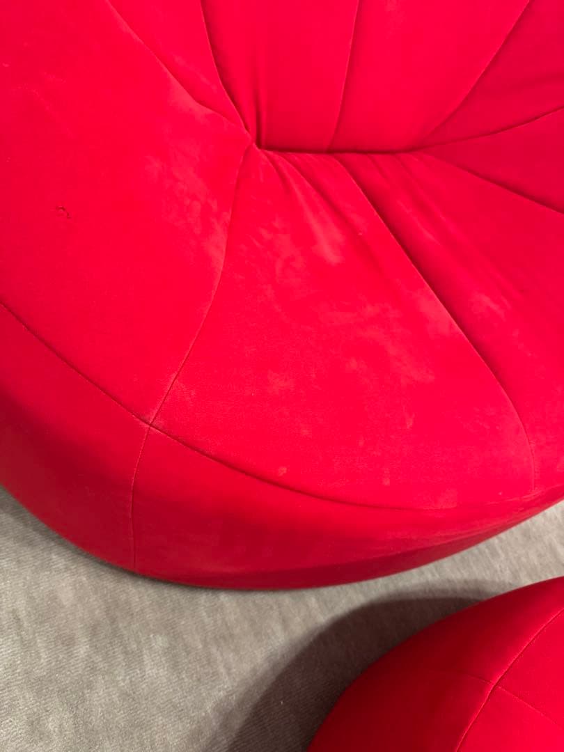 ligne roset リーン・ロゼ パンプキン ソファ ファブリック レッド