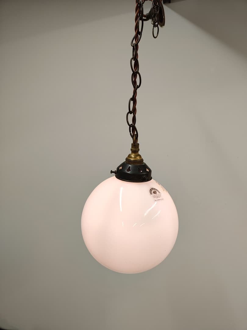 丸型　ハンドメイドガラス照明　クラシック　ペンダントライト　M0100