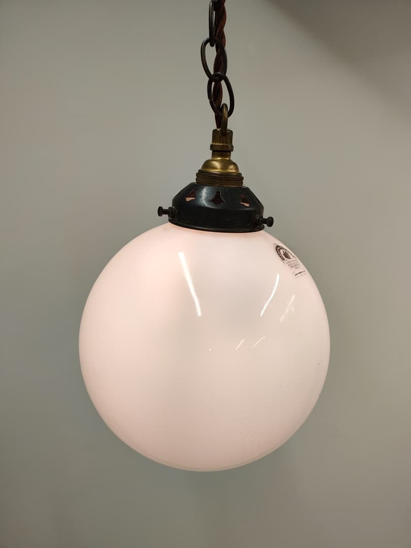 丸型　ハンドメイドガラス照明　クラシック　ペンダントライト　M0100