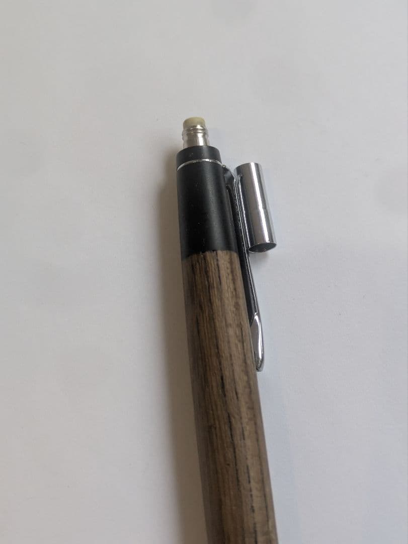 野原工芸　欅　旧型　シャープペンシル　シルバー