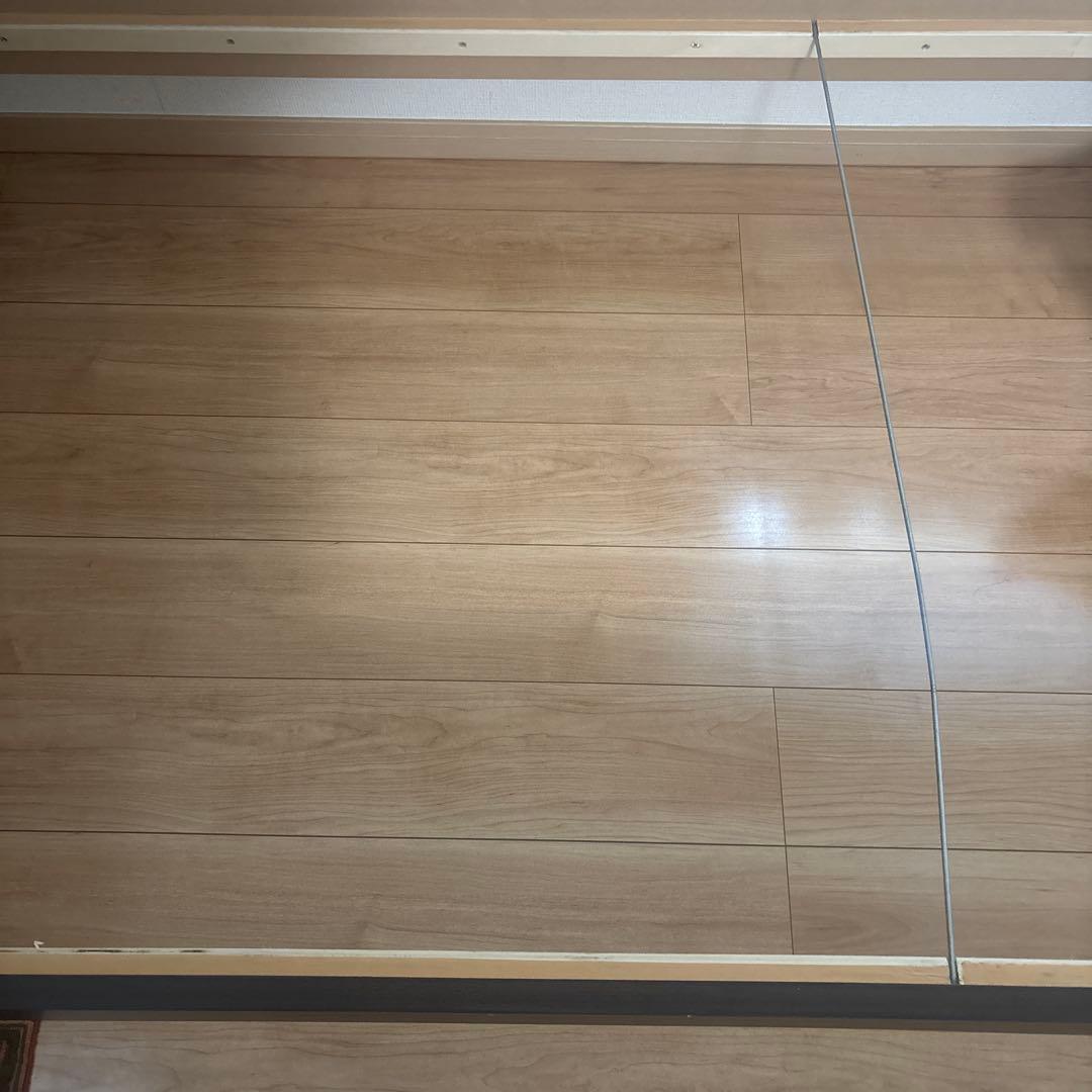 ドリームベッド◾️シングルベッドフレーム ヘッドボード付き　ウォールナット　日本製