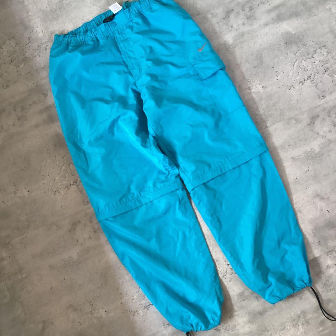 NIKE ナイキ　2way ジャージパンツ ハーフパンツ　ブルー　青
