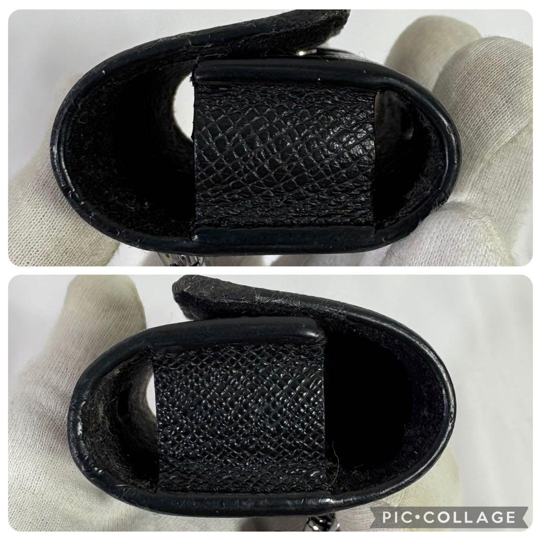 ルイヴィトン　AirPods Proケース　モノグラム エクリプス　レザー　黒