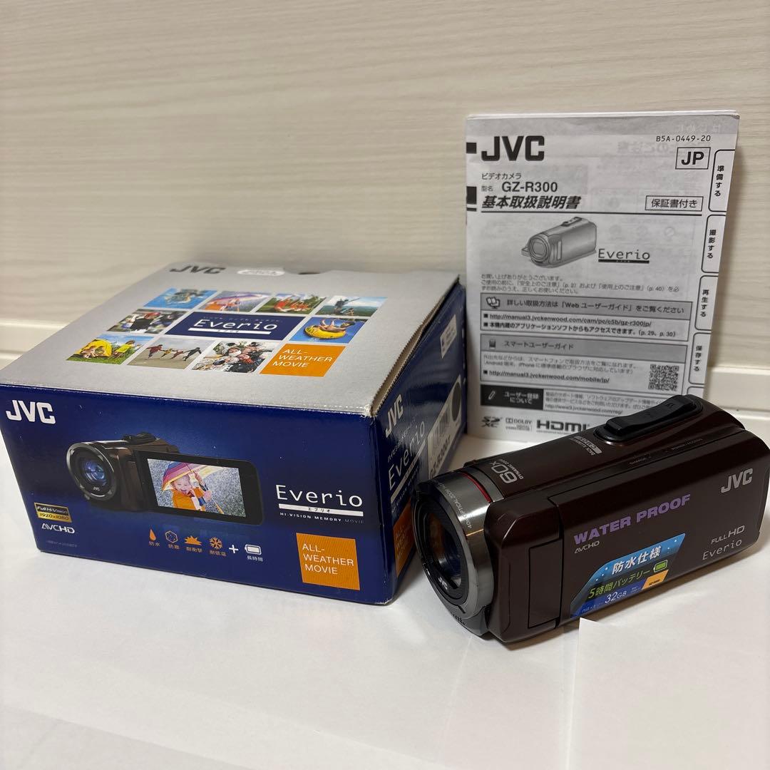 【極美品】JVCケンウッド Everio GZ-R300 防水【ケース付き】