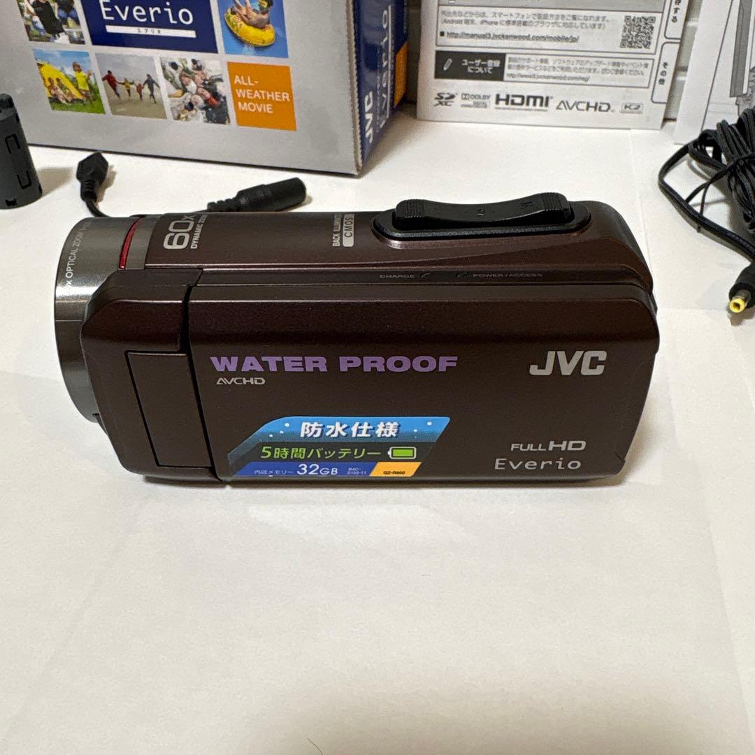 【極美品】JVCケンウッド Everio GZ-R300 防水【ケース付き】