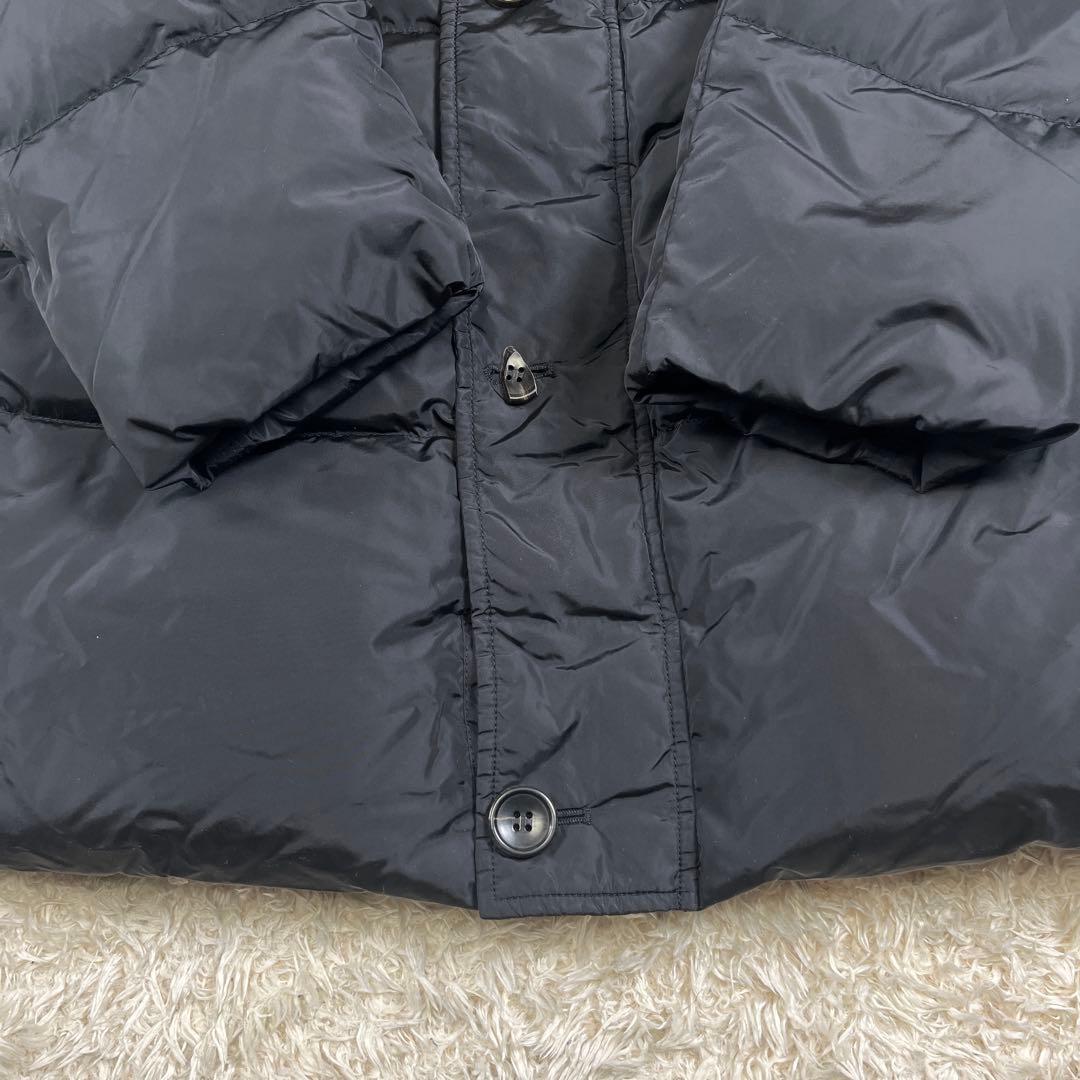 PEUTEREY ピューテリー フード付き ダウンジャケット Lサイズ ブラック