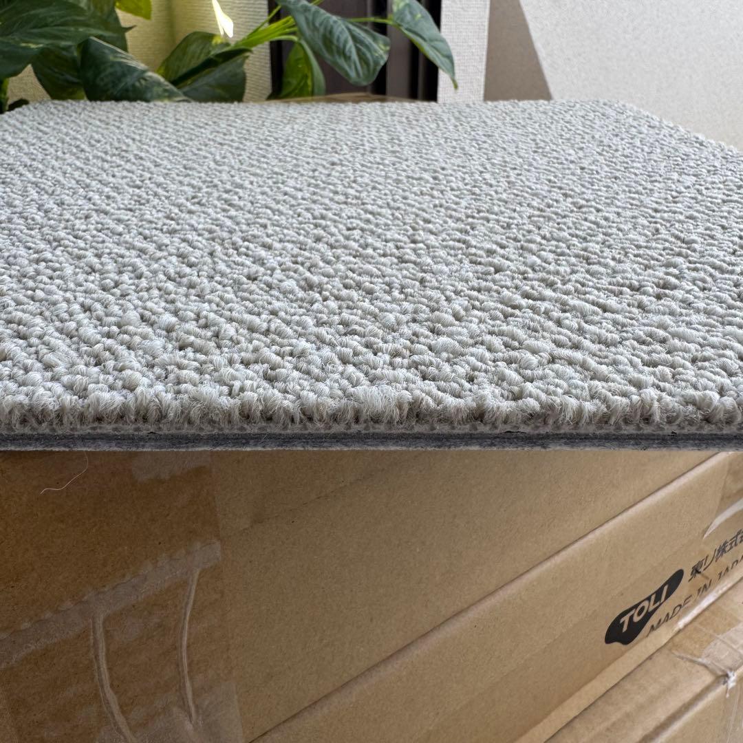 新品 東リ タイルカーペット 40cm×40cm 50枚 りねん色 防音 防ダニ