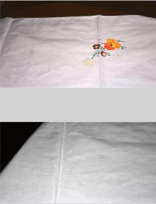 イタリア製 花柄刺繍テーブルクロス 送料込