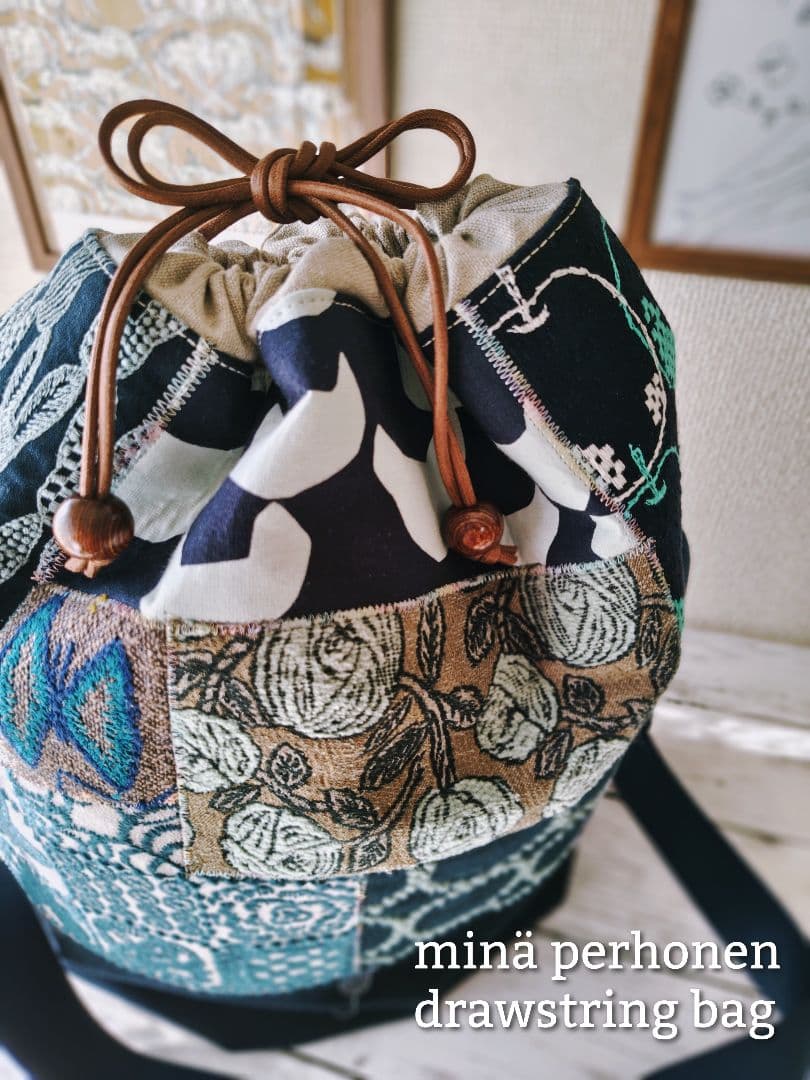 【再販ナシ】伊勢丹限定 ミナペルホネン anone-anone ドローストリング