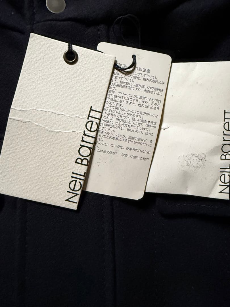 ニールバレット ウールZIP ミリタリー モッズコート リチウムオム エトセンス
