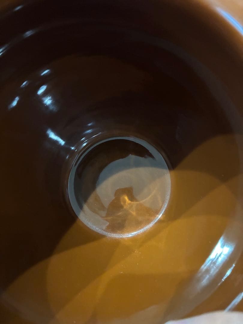 久松窯丸壺　３個セット　梅干し　漬物容器　カメ　陶器