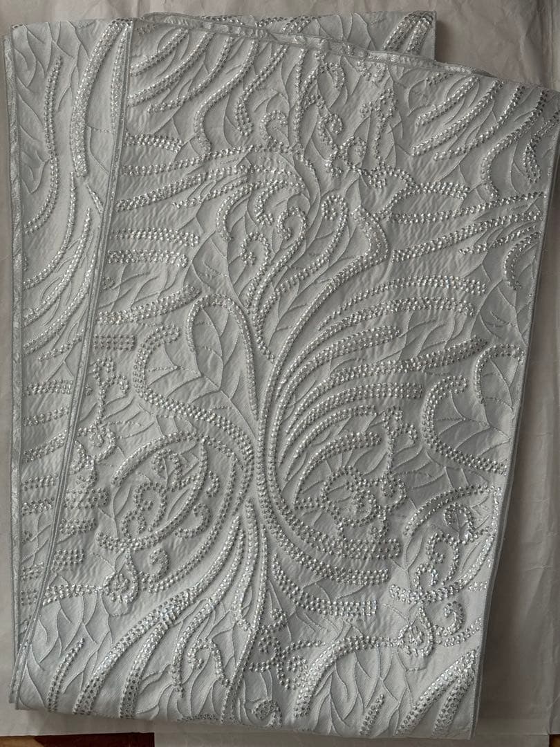 大人兵児帯【スパーク】&【スノーホワイトプラチナシルバー】のセット