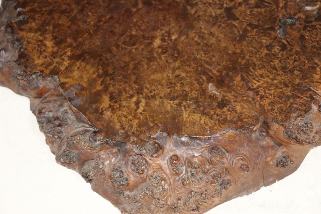 櫻木　茶台　茶道具　厚さ6.9cm 送料込み250612