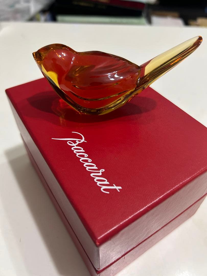 工芸品 baccarat bird honey