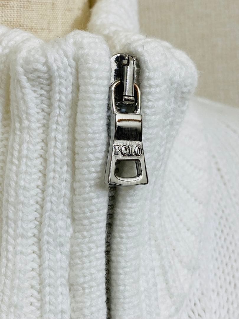 【極美品】POLO RALPH LAUREN ケーブル フルジップ ジャケット