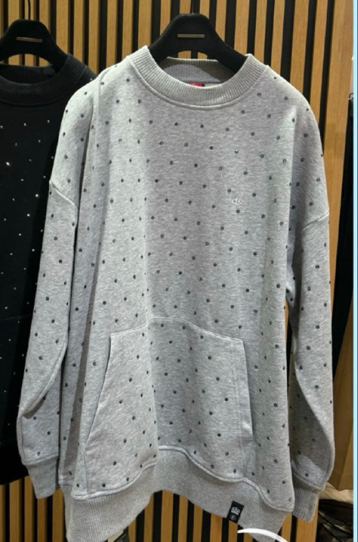 ダブルスタンダードクロージング　ラインストーンスウェット　未使用品