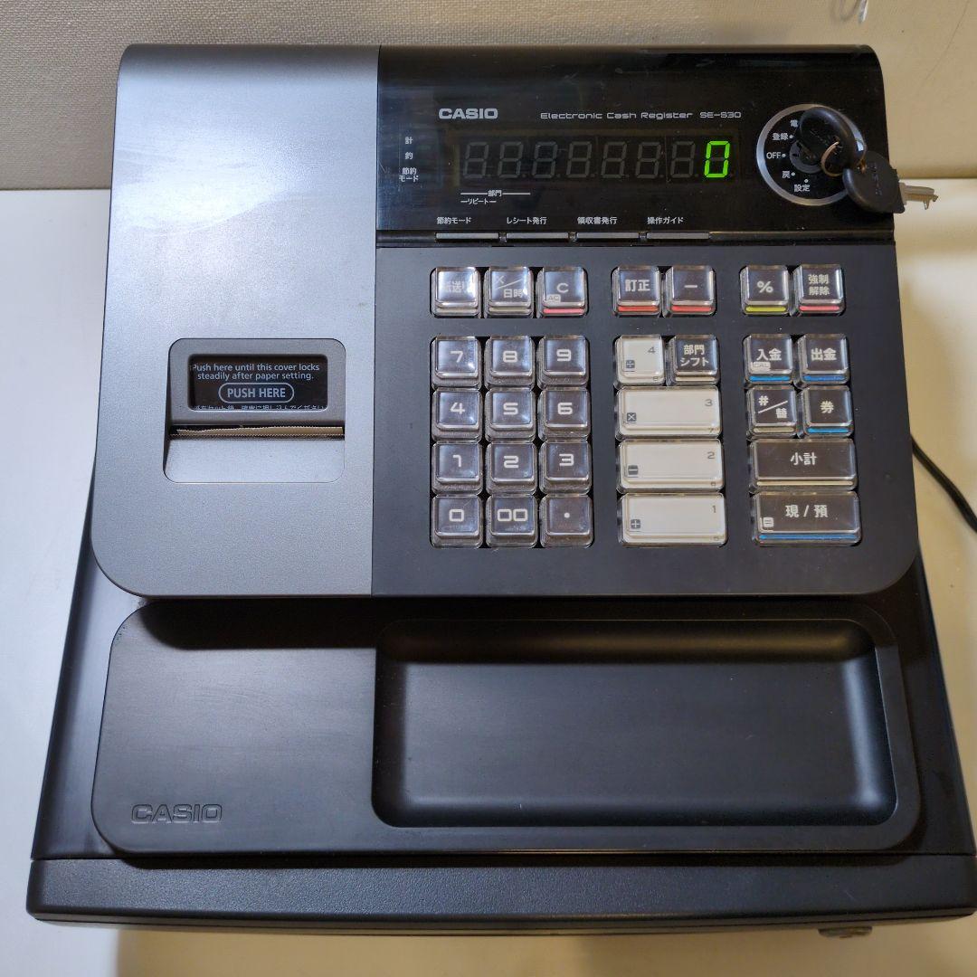 CASIO カシオ 電子レジスター SE-S30　説明書付き