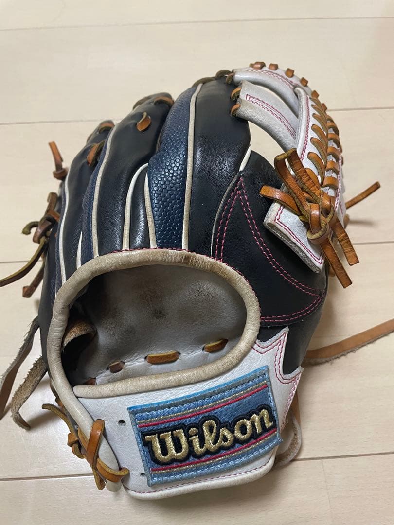 Wilson 野球用グローブ ネイビー/ホワイト