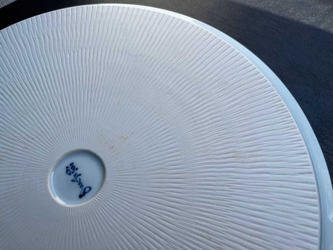 源右衛門　染錦三方割唐草　大皿　１枚