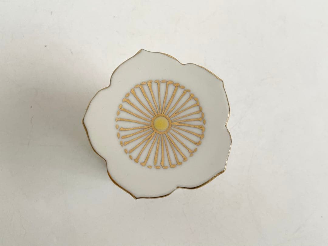 陶芸家　高野昭阿弥　色絵　立雛之図　蓋置　桃の節句　ひな祭り　共箱