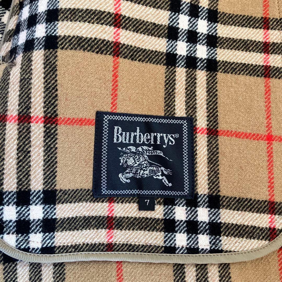 Burberrys 赤 ウールコート サイズ7 男女兼用