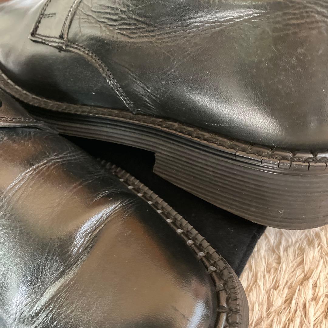 ヨージヤマモト ブラックレザー レースアップブーツ　サイズ２