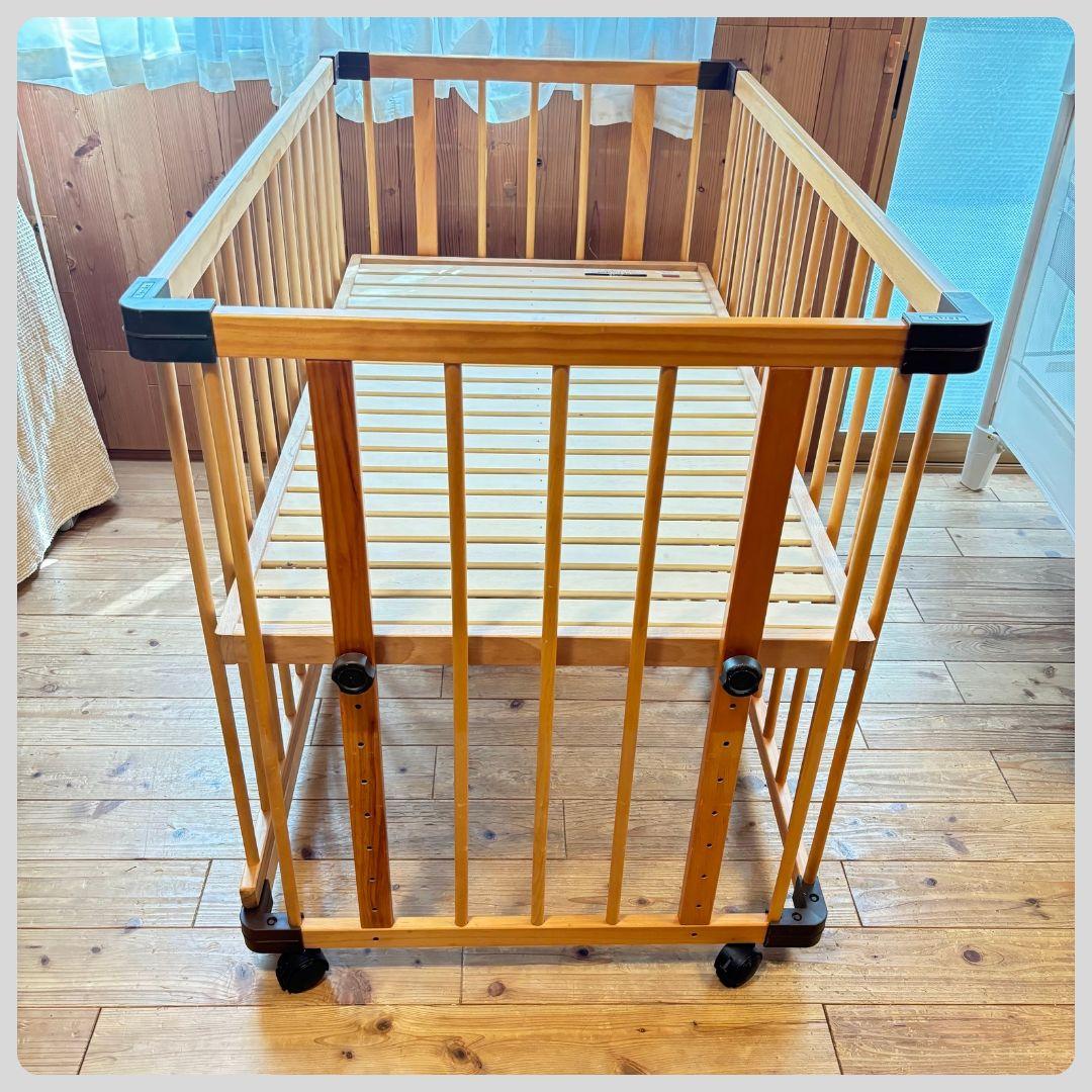 《送料無料❣️早い者勝ち❣️》ファルスカ　 ベビーベットベッドサイドベッド03