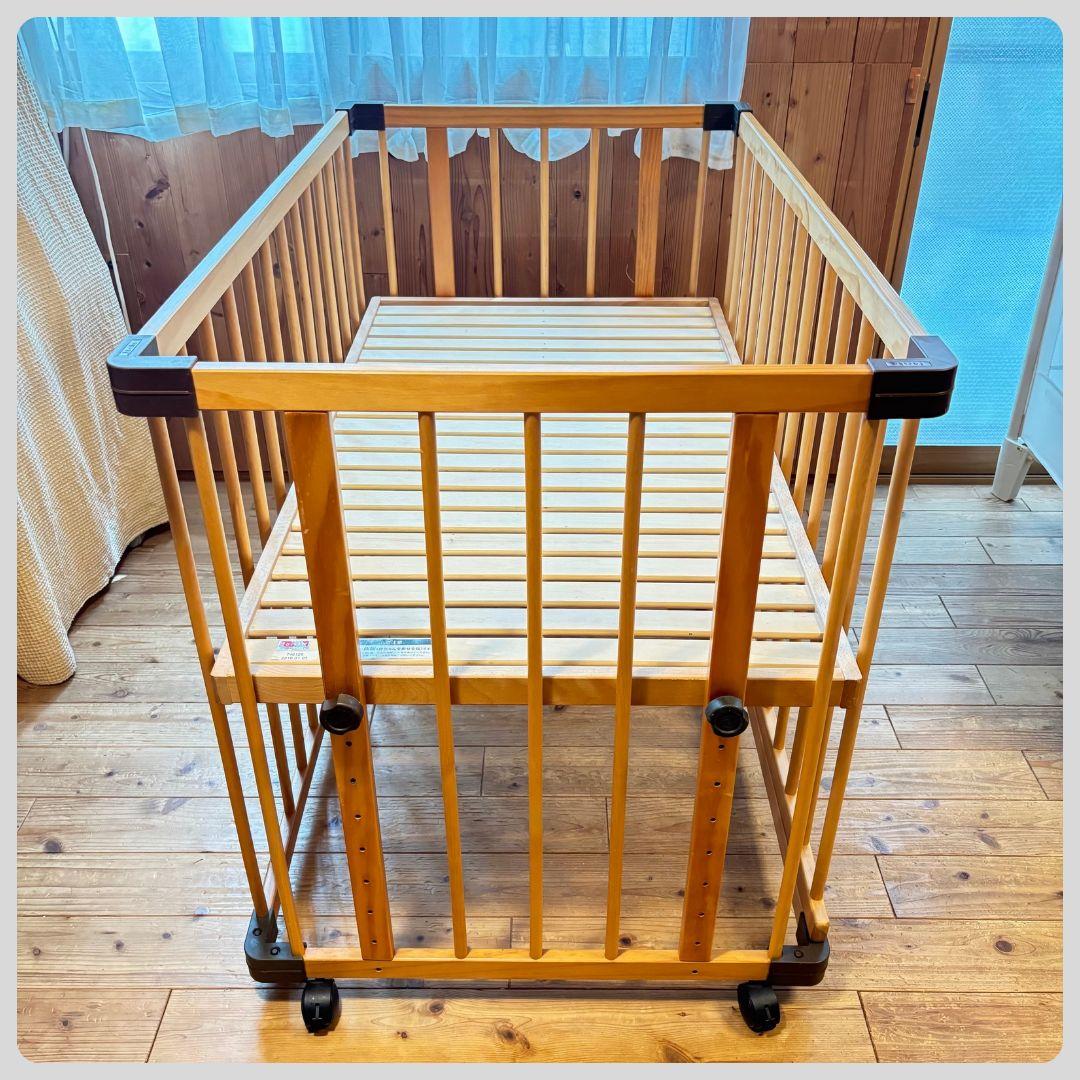 《送料無料❣️早い者勝ち❣️》ファルスカ　 ベビーベットベッドサイドベッド03