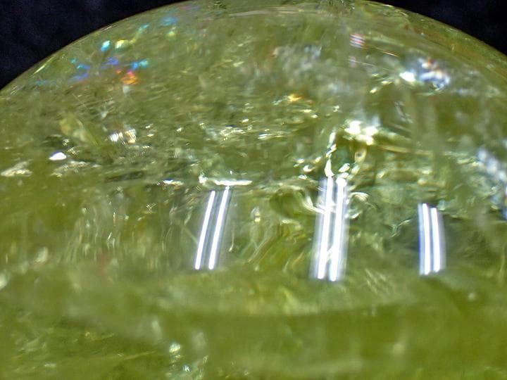 【天然石】丸玉＿シトリン(578g)