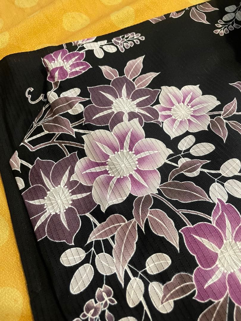 浴衣　高級　綿絽　丸井　美品　お値下げ！