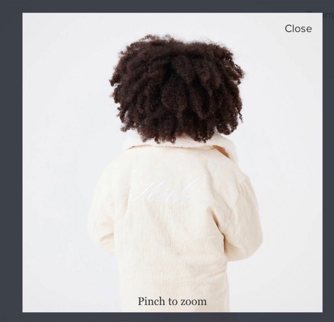 【新品タグ付き】定価30,250円　KITH キス　コーデュロイ ボアブルゾン