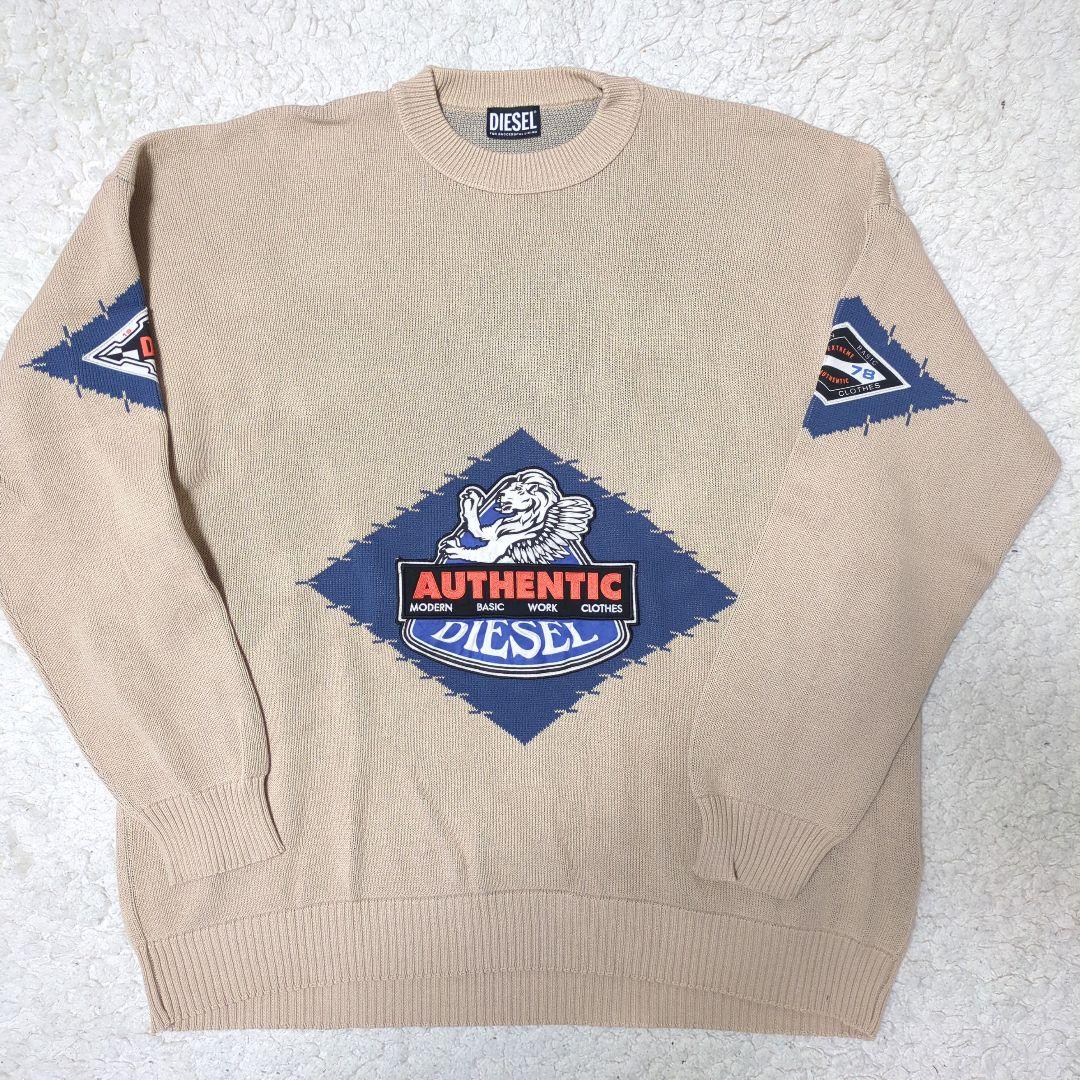 美品 DIESEL オーバーサイズ ジャガードニット K-RANCHO Lサイズ