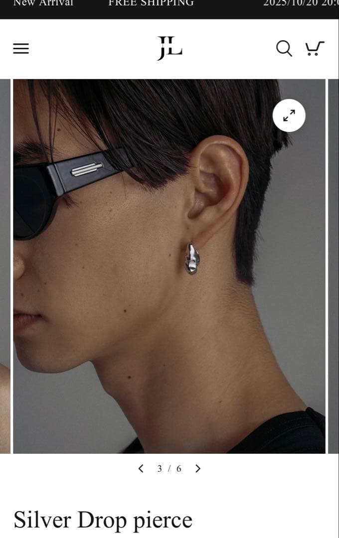 と*う様 【最安値】ジェントルイス　ピアス jent louis　両耳