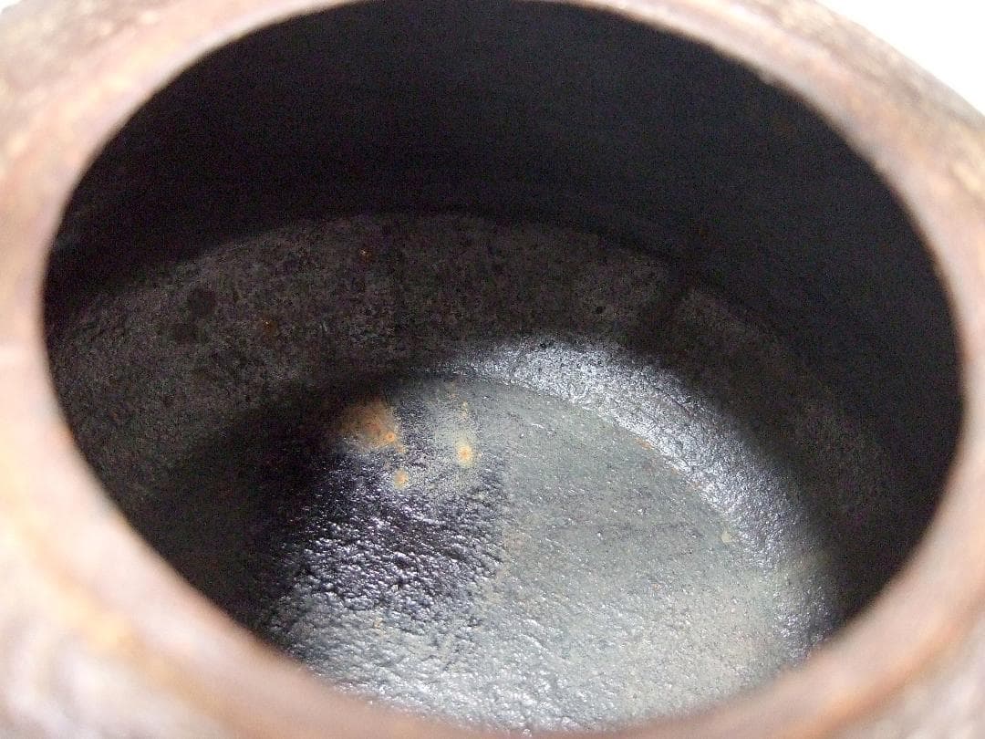 南部 宝鉄堂 雲龍紋 鬼面鐶付 鉄瓶