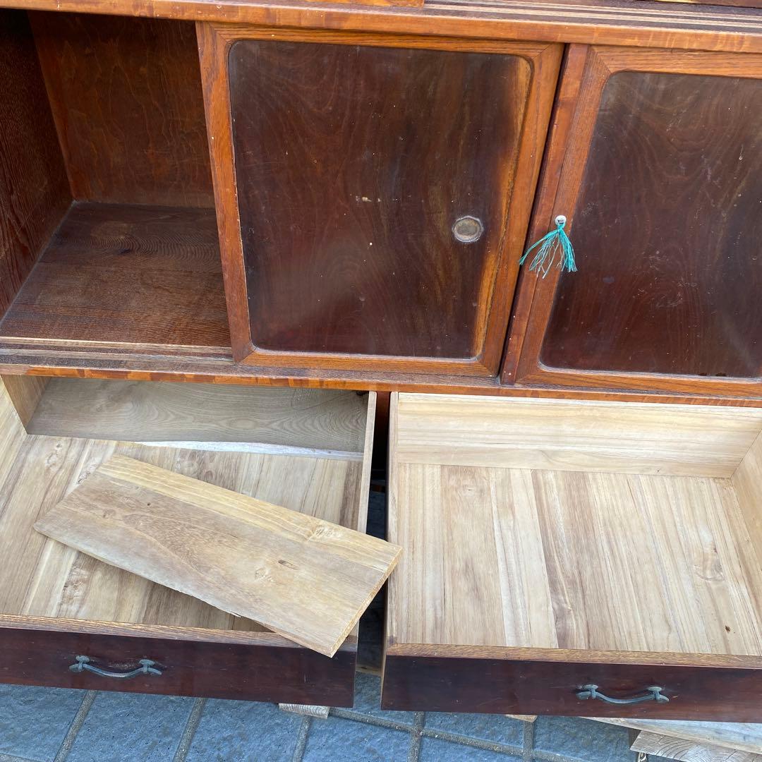 昭和初期 時代物 飾り棚 骨董品 古家具 古民家 下町 インテリア 木製