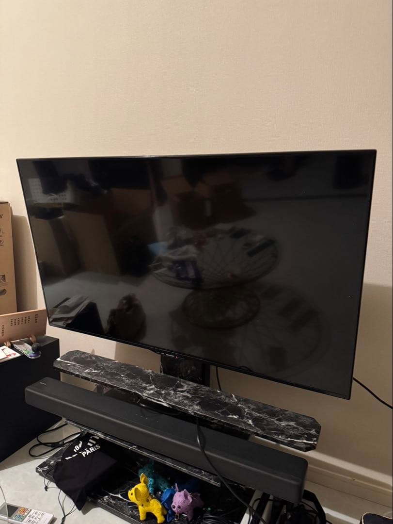 【美品】SHARP AQUOS 大画面液晶テレビ マーブルスタンド付き