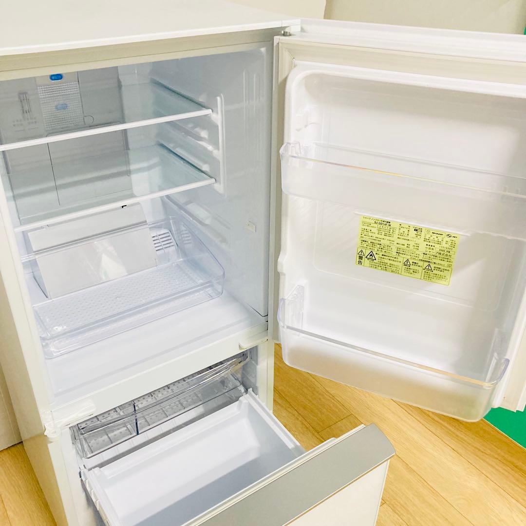 歳末セール開催中❗️1人暮らし向けシャーププラズマクラスター冷蔵庫大阪近郊配送無料