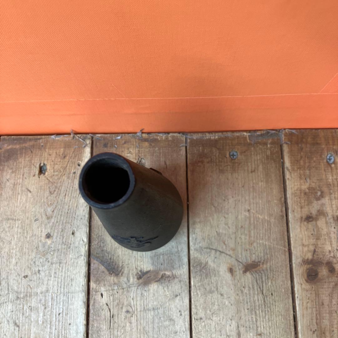 C-壁 南部鉄器 鋳物花瓶 一輪挿し 華道 茶道 茶道具 華道具 寿 古道具