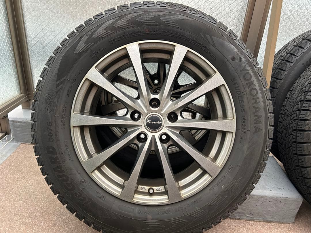 ヨコハマ IceGUARD G075 225/65R17 スタッドレスタイヤ