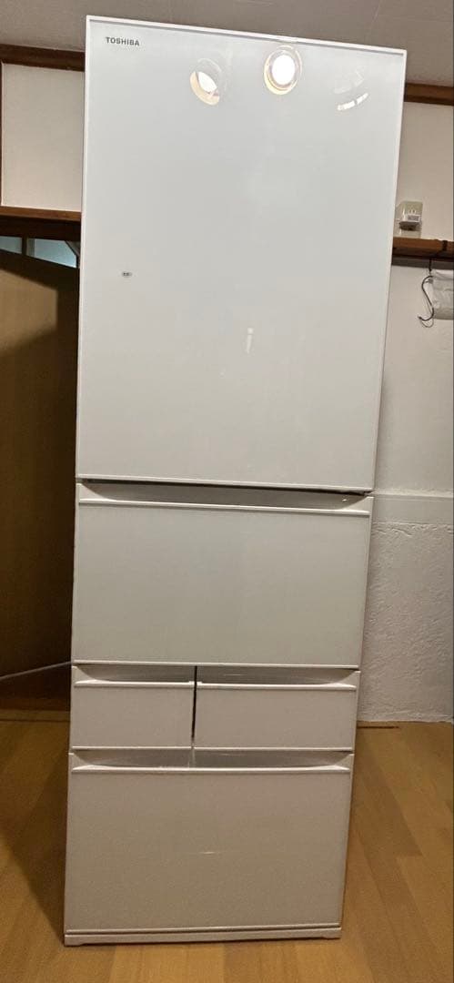 TOSHIBA GR-S41GXV-EW ベジータ 411L 冷蔵庫 東芝 白